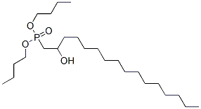 dibutyl (2-hydroxyhexadecyl)phosphonate 结构式