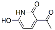 2(1H)-Pyridinone, 3-acetyl-6-hydroxy- (9CI) 结构式