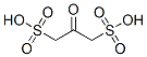 2-oxopropane-1,3-disulphonic acid 结构式