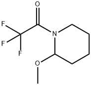 Piperidine, 2-methoxy-1-(trifluoroacetyl)- (9CI) 结构式