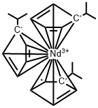 三(异丙基环戊二烯)化钕 结构式