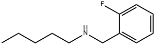 2-氟-N-N-戊基苄基胺 结构式