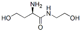 Butanamide,  2-amino-4-hydroxy-N-(2-hydroxyethyl)-,  (2R)- 结构式