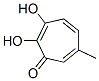 2,4,6-Cycloheptatrien-1-one, 2,3-dihydroxy-6-methyl- (9CI) 结构式