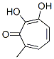 2,4,6-Cycloheptatrien-1-one, 2,3-dihydroxy-7-methyl- (9CI) 结构式