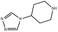 4-(4H-1,2,4-三唑-4-基)哌啶 结构式