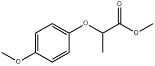 Propanoic acid, 2-(4-methoxyphenoxy)-, methyl ester 结构式