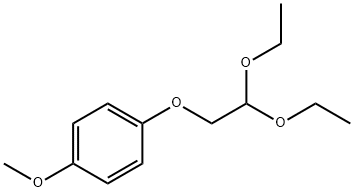4-甲氧苯氧基乙醛二乙基缩醛 结构式