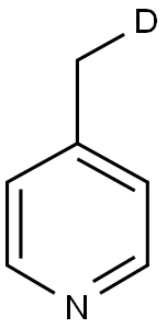 4-METHYL-D1-PYRIDINE 结构式