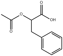 2-ACETOXY-3-PHENYL-PROPIONIC ACID 结构式