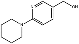 (6-(哌啶-1-基)吡啶-3-基)甲醇 结构式