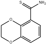 2,3-二氢-1,4-苯并二噁烷-5-硫代酰胺 结构式