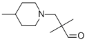 2,2-DIMETHYL-3-(4-METHYL-PIPERIDIN-1-YL)-PROPIONALDEHYDE 结构式