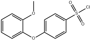 4-(2-甲氧基苯氧基)苯磺酰氯 结构式