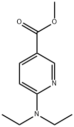 6-(二乙氨基)烟酸甲酯 结构式