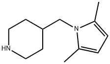 4-[(2,5-二甲基-1H-吡咯-1-基)甲基]哌嗪 结构式
