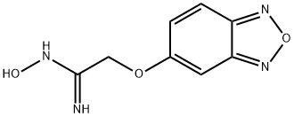(Z)-2-(苯并[C][1,2,5]噁二唑-5-基氧基)-N'-羟基乙脒 结构式