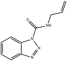 苯并三唑-1-羧硫代酸烯丙基酰胺 结构式