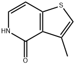 3-甲基噻吩并[3,2-C]吡啶-4-醇 结构式