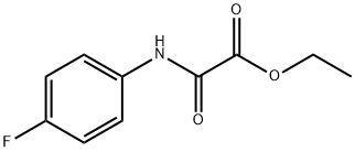 2-(4-氟苯胺基)-2-氧代乙酸乙酯 结构式