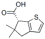 4H-Cyclopenta[b]thiophene-6-carboxylicacid,5,6-dihydro-5,5-dimethyl-,(6R)-(9CI) 结构式