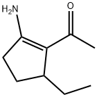 Ethanone, 1-(2-amino-5-ethyl-1-cyclopenten-1-yl)- (9CI) 结构式