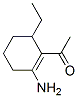 Ethanone, 1-(2-amino-6-ethyl-1-cyclohexen-1-yl)- (9CI) 结构式