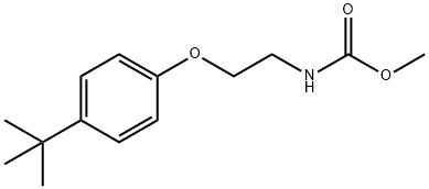 [2-(4-叔丁基苯氧基)乙基]氨基甲酸甲酯MFCD05984706 结构式