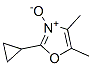 Oxazole, 2-cyclopropyl-4,5-dimethyl-, 3-oxide (9CI) 结构式