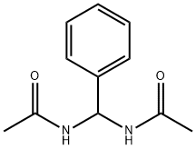 N,N'-(苯基亚甲基)二乙酰胺 结构式