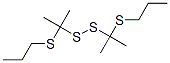 Methyl[1-(propylthio)ethyl] persulfide 结构式