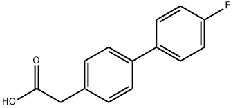 4'-氟-4-联苯乙酸 结构式