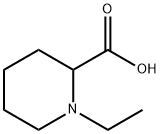 1-乙基哌啶-2-羧酸 结构式