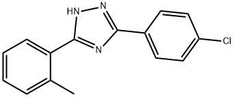 5-(4-Chlorophenyl)-3-(o-tolyl)-1H-1,2,4-triazole 结构式