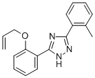 5-(m-Allyloxyphenyl)-3-(o-tolyl)-1H-1,2,4-triazole 结构式