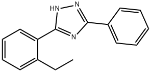 3-(2-Ethylphenyl)-5-phenyl-1H-1,2,4-triazole 结构式