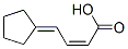2-Butenoicacid,4-cyclopentylidene-,(2Z)-(9CI) 结构式