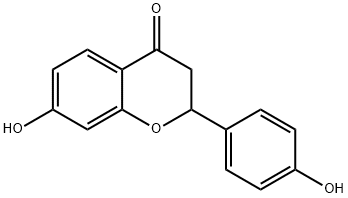 (+/-)-甘草素 结构式