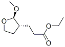 3-Furanpropanoicacid,3-ethyltetrahydro-2-methoxy-,(2R,3R)-(9CI) 结构式
