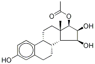 Estetrol 17-Acetate 结构式