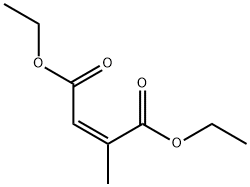 2-甲基-2-丁烯二酸 二乙酯 结构式
