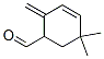 3-Cyclohexene-1-carboxaldehyde, 5,5-dimethyl-2-methylene- (9CI) 结构式