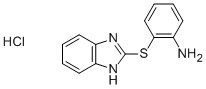 2-(1H-BENZIMIDAZOL-2-YLTHIO)ANILINE HYDROCHLORIDE 结构式
