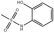 Methanesulfonamide,N-(2-hydroxyphenyl)- 结构式