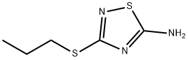 3-丙基磺酰-[1,2,4]噻二唑-5-胺 结构式