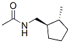 Acetamide, N-[(2-methylcyclopentyl)methyl]-, trans- (9CI) 结构式