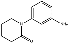 1-(3-AMINOPHENYL)PIPERIDIN-2-ONE 结构式