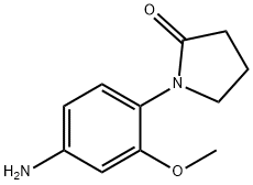 1-(4-氨基-2-甲氧基苯基)吡咯烷-2-酮 结构式