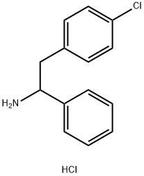 2-(4-氯苯基)-1-苯基乙醚-1-胺盐酸盐 结构式