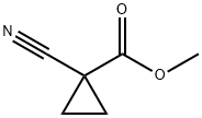 1-CYANO-CYCLOPROPANECARBOXYLIC ACIDMETHYL ESTER 结构式